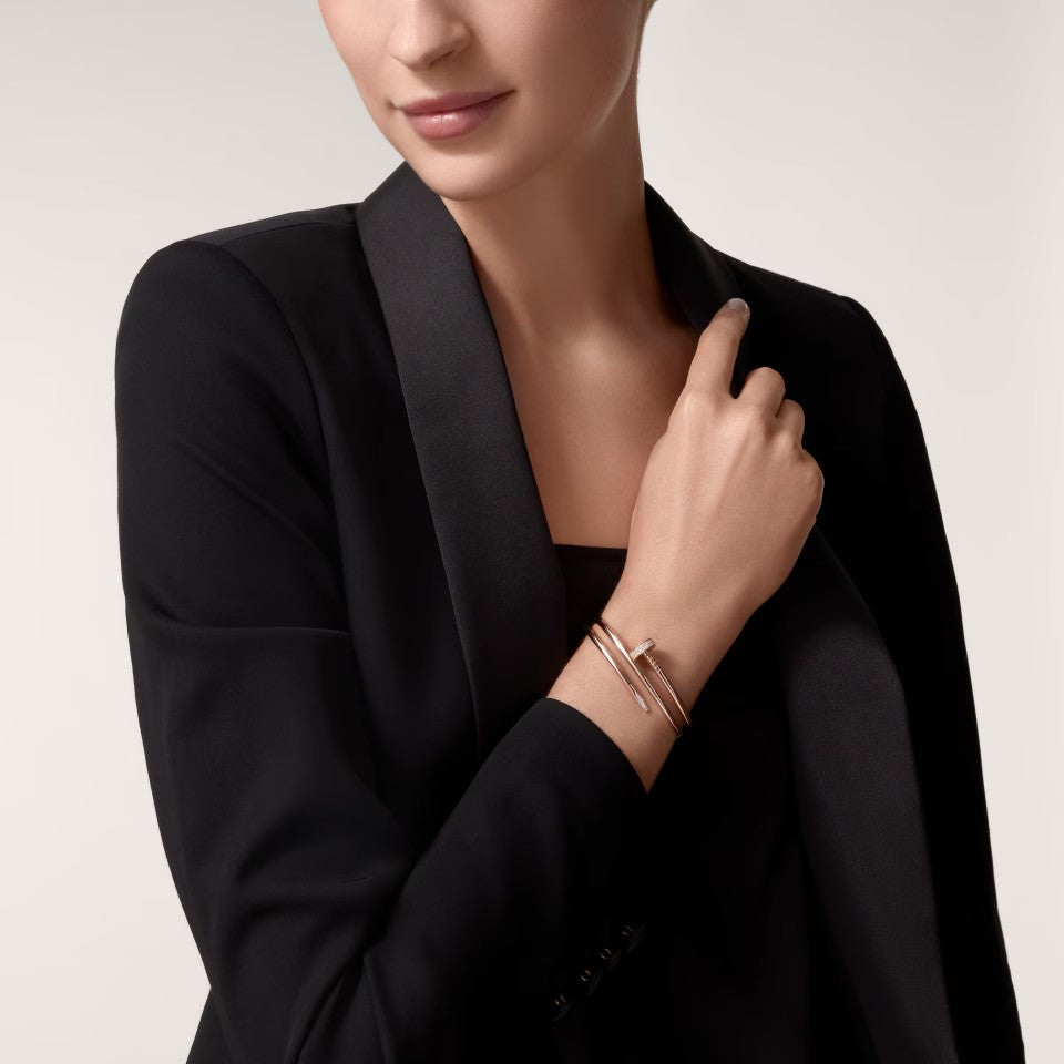 [NOBLE AURA] JUSTE BRACELET 3.5MM DOUBLE ROW DIAMOND