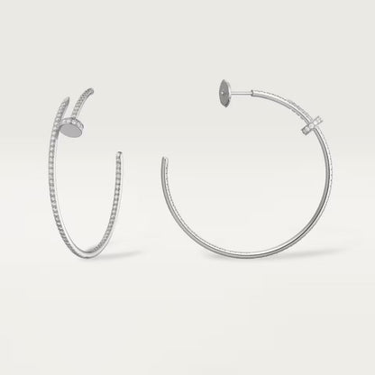 [NOBLE AURA] JUSTE FULL DIAMOND LARGE EARRINGS