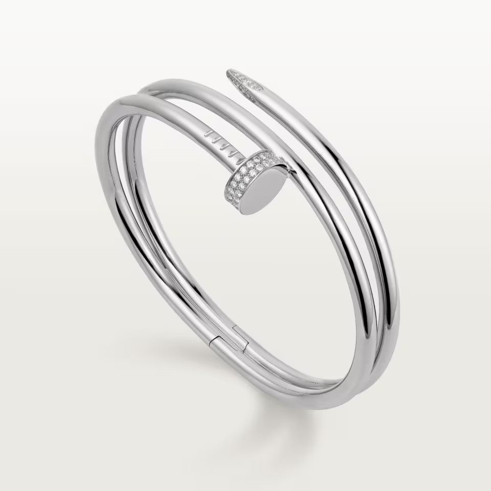 [NOBLE AURA] JUSTE BRACELET 3.5MM DOUBLE ROW DIAMOND