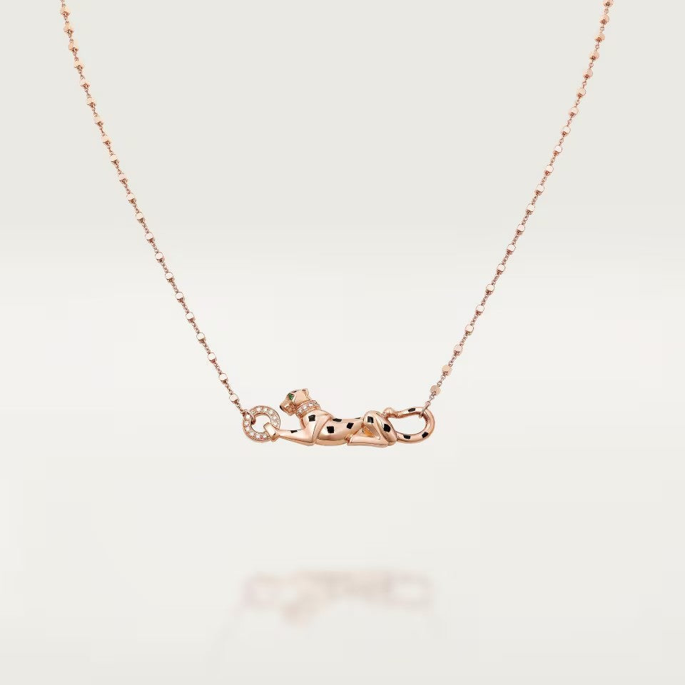 [NOBLE AURA] PANTHERE FULL DIAMOND NECKLACE