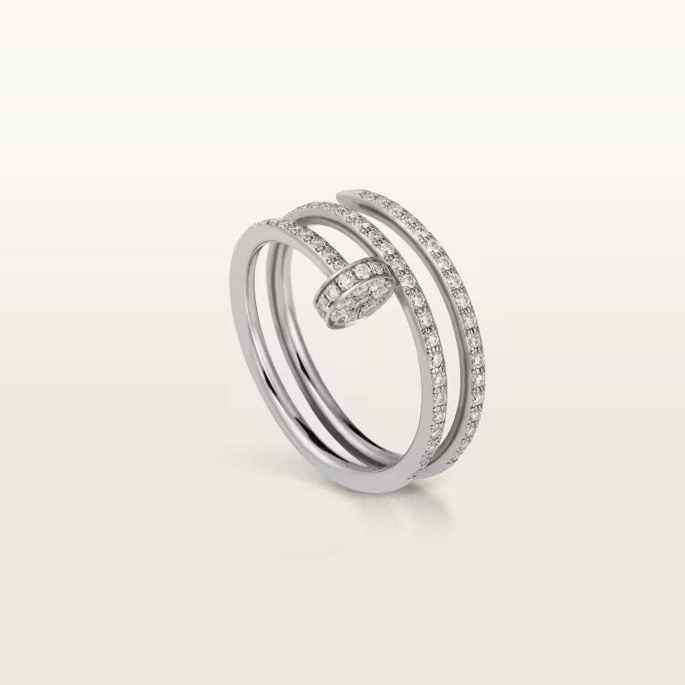 [NOBLE AURA] JUSTE RING 4.8MM FULL DIAMOND