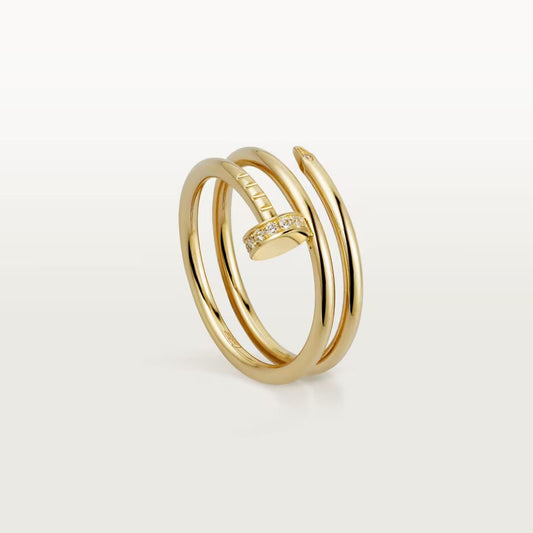 [NOBLE AURA] JUSTE RING 4.8MM HALF DIAMOND