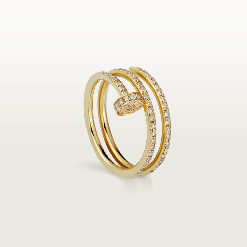 [NOBLE AURA] JUSTE RING 4.8MM FULL DIAMOND