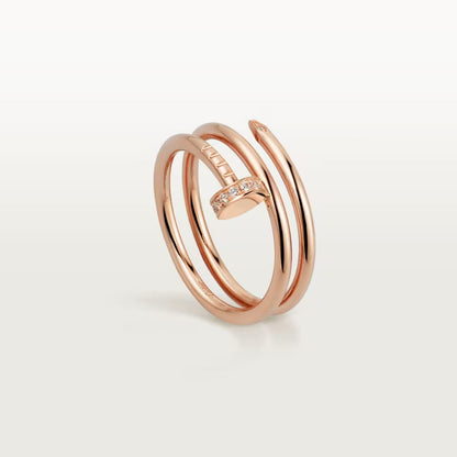[NOBLE AURA] JUSTE RING 4.8MM HALF DIAMOND