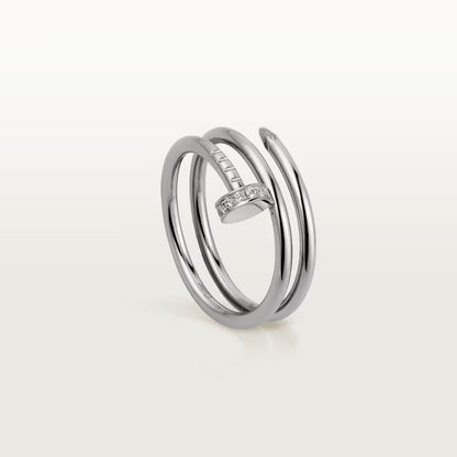 [NOBLE AURA] JUSTE RING 4.8MM HALF DIAMOND