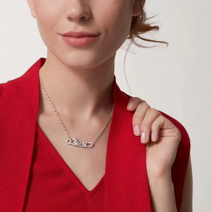 [NOBLE AURA] PANTHERE PAVED DIAMOND NECKLACE