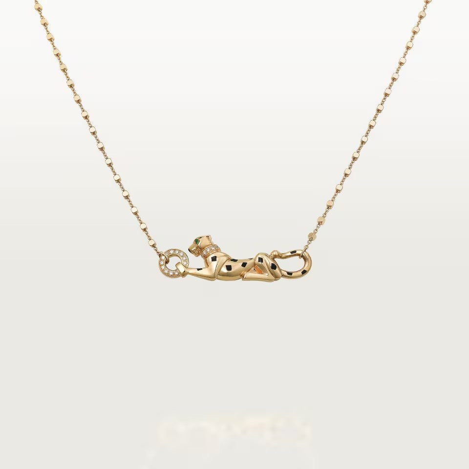 [NOBLE AURA] PANTHERE FULL DIAMOND NECKLACE