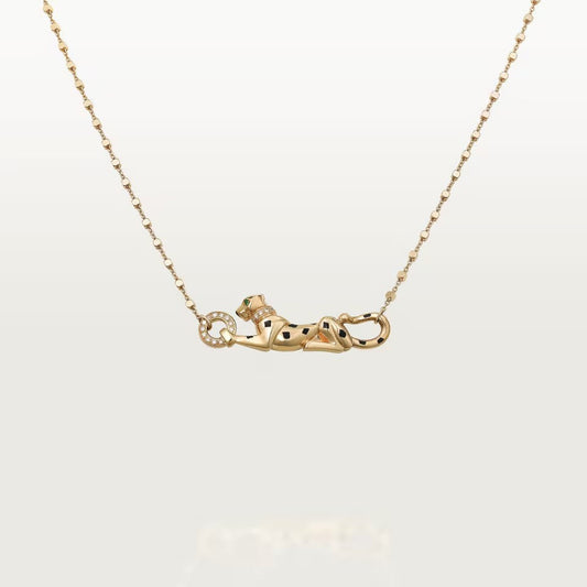 [NOBLE AURA] PANTHERE FULL DIAMOND NECKLACE