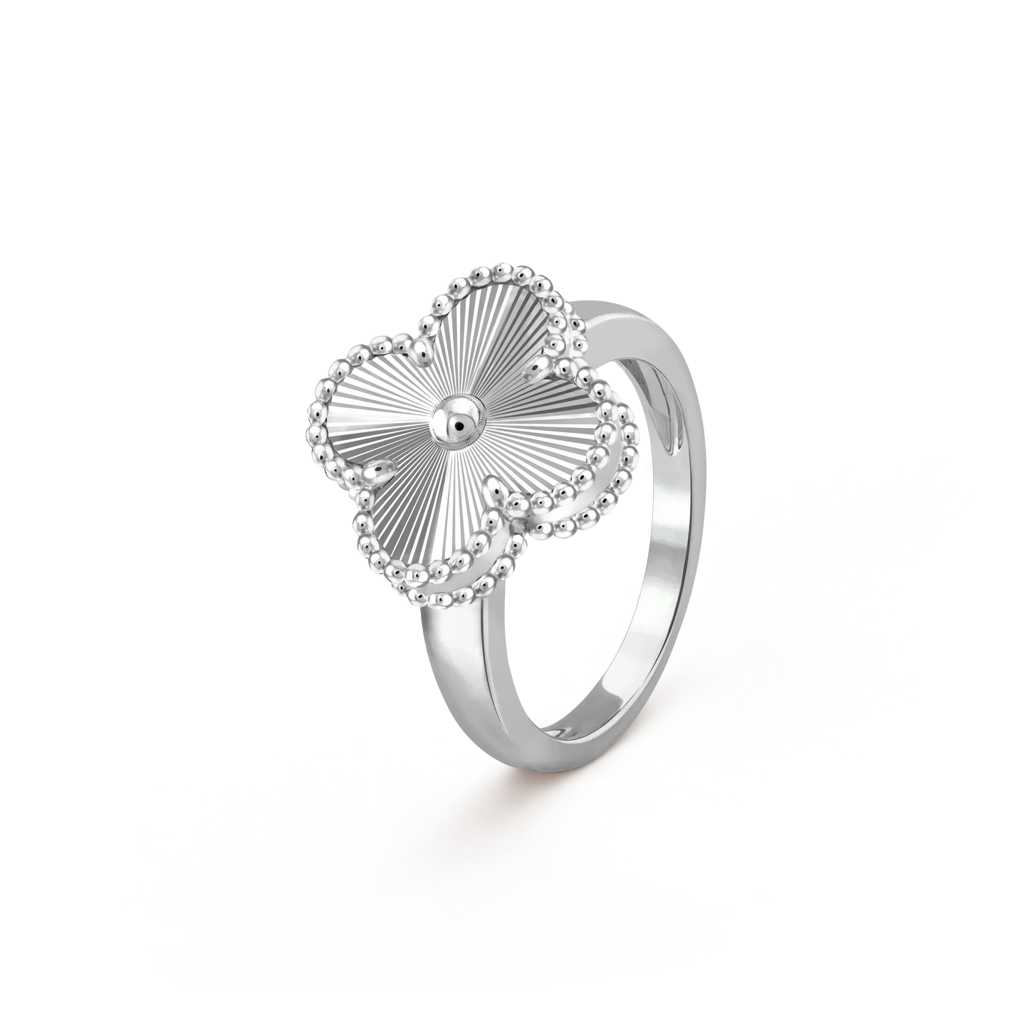 [NOBLE AURA]CLOVER SILVER RING