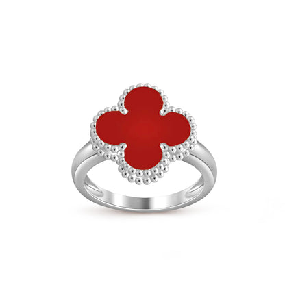 [NOBLE AURA]CLOVER SILVER RING COLLECTION