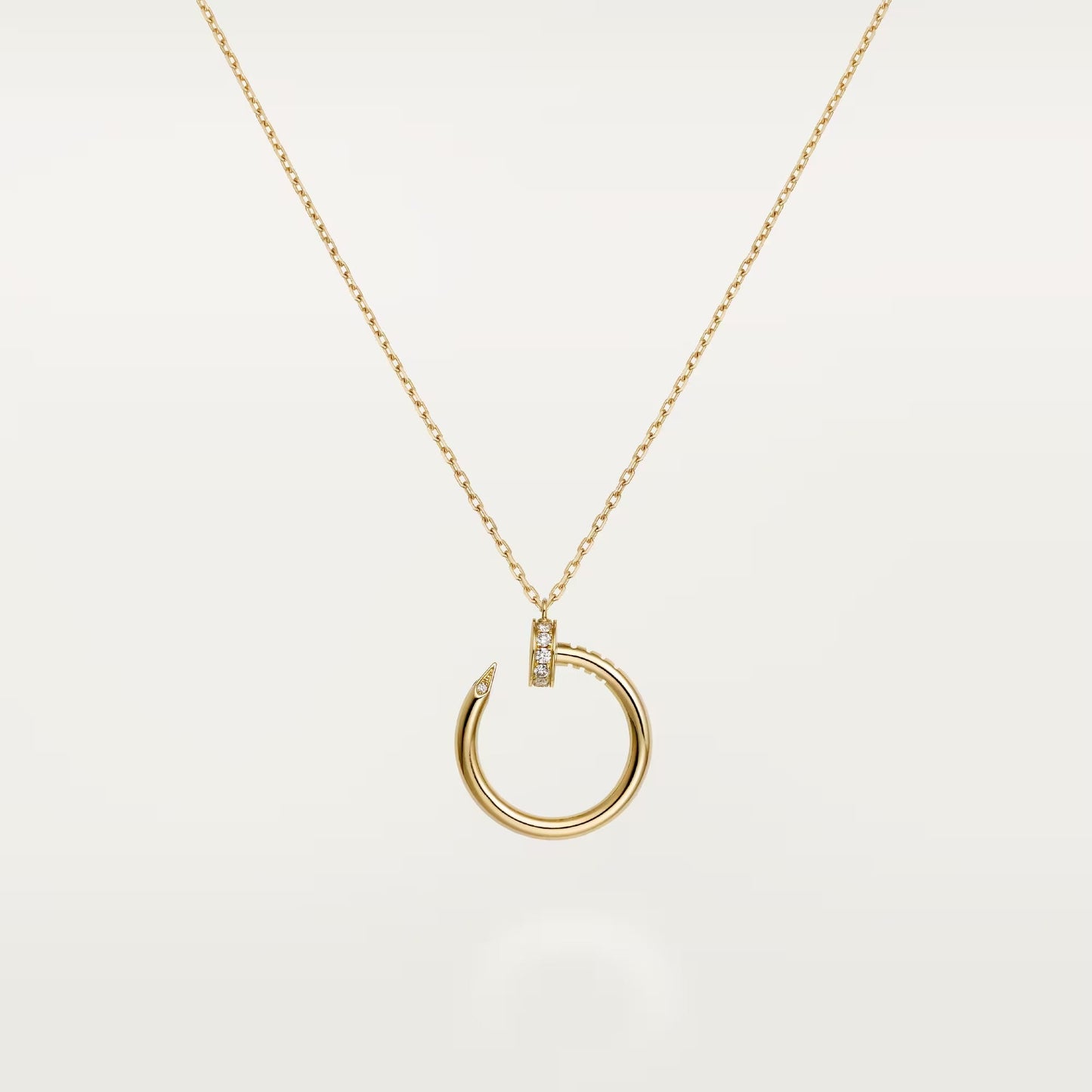 [NOBLE AURA]JUSTE NECKLACE HALF DIAMOND