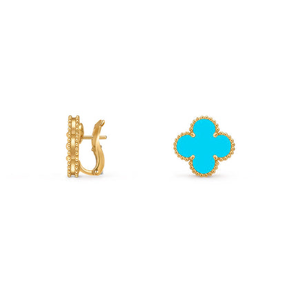 [NOBLE AURA]CLOVER 15MM MOP EARRINGS COLLECTION