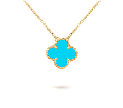[NOBLE AURA]CLOVER 15MM SINGLE FLOWER NECKLACE COLLECTION
