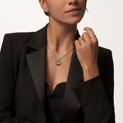 [NOBLE AURA] TRINITY CERAMIC NECKLACE