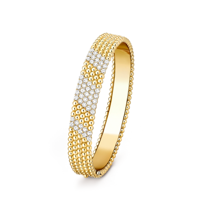 [NOBLE AURA]  FIVE-ROW DIAMOND BRACELET