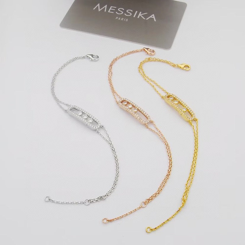 [NOBLE AURA] Move Classique pavé bracelet