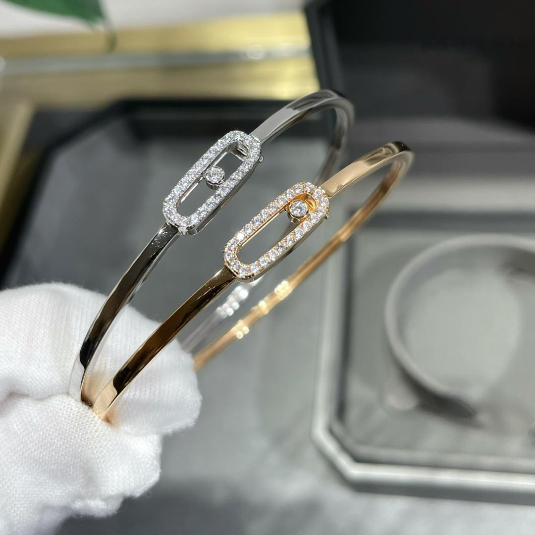 [NOBLE AURA]Move Uno pavé flex bangle medium