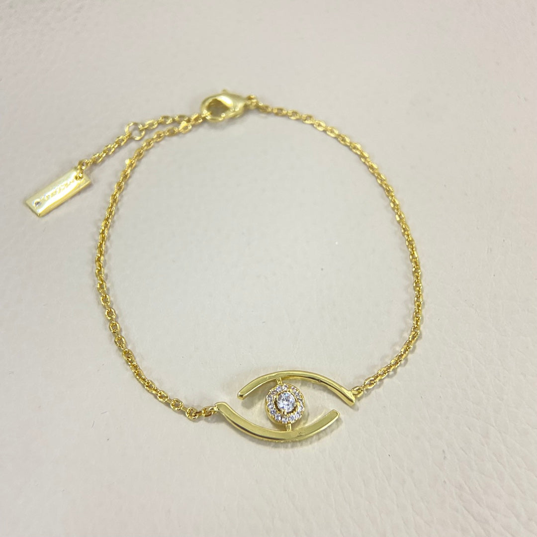 [NOBLE AURA]Lucky Eye Pave-Set Diamond Bracelet