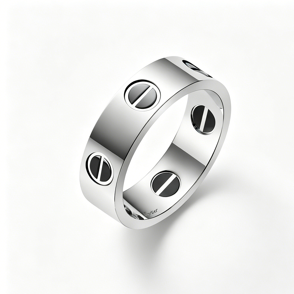 [NOBLE AURA] LOVE RING 5.5MM NO DIAMONDS  CERAMIC