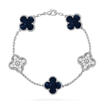 [NOBLE AURA]CLOVER 5 MOTIF PIETERSITE BRACELET COLLECTION