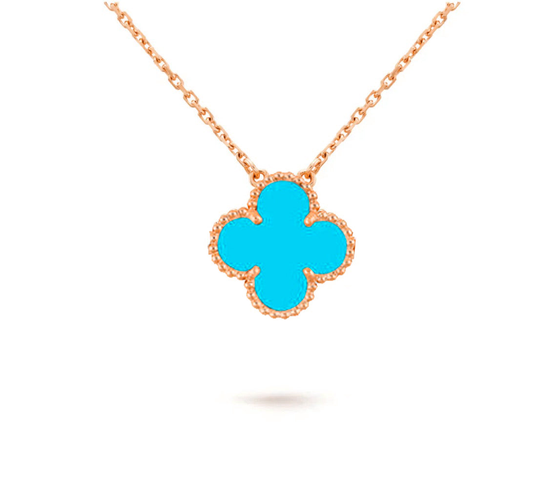 [NOBLE AURA]CLOVER 15MM SINGLE FLOWER NECKLACE COLLECTION