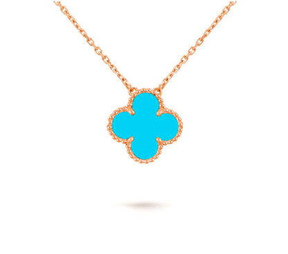 [NOBLE AURA]CLOVER 15MM SINGLE FLOWER NECKLACE COLLECTION