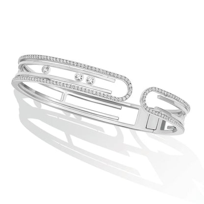 [NOBLE AURA]MOVE 10TH PAVED DIAMOND BRACELET
