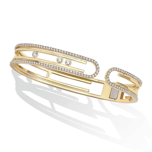 [NOBLE AURA]MOVE 10TH PAVED DIAMOND BRACELET