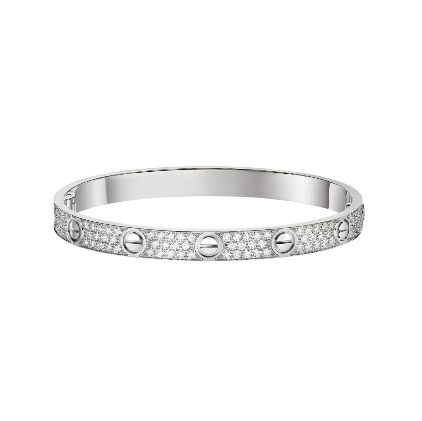 [NOBLE AURA]LOVE BRACELET 6.1MM DIAMOND-PAVED