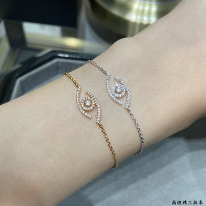 [NOBLE AURA]Lucky Eye Pave-Set Diamond Bracelet