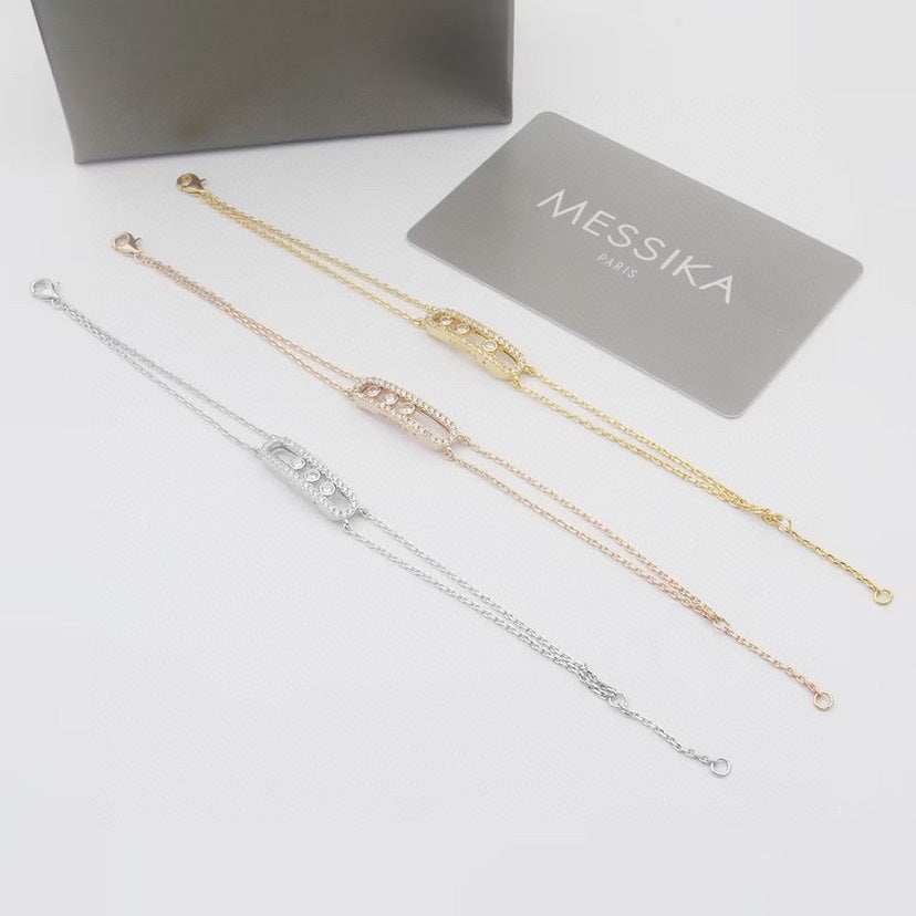 [NOBLE AURA] Move Classique pavé bracelet