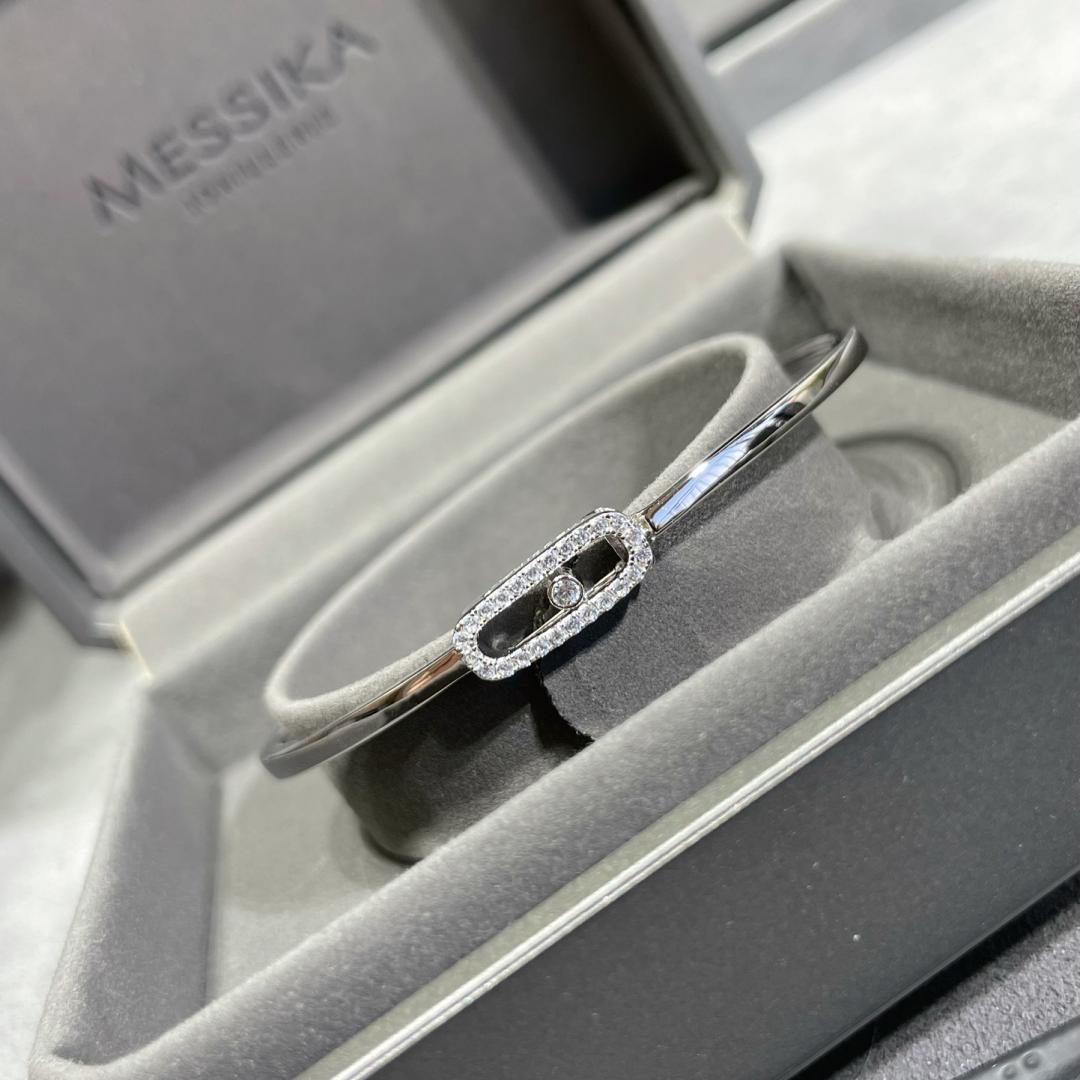 [NOBLE AURA]Move Uno pavé flex bangle medium