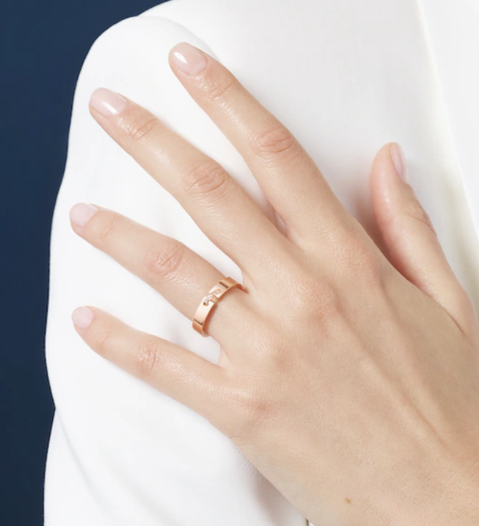 [NOBLE AURA]ALLIANCE LIENS VIDENCE DIAMOND 4MM RING