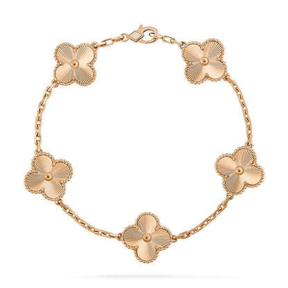 [NOBLE AURA] CLOVER 5 MOTIF LASER BRACELET COLLECTION
