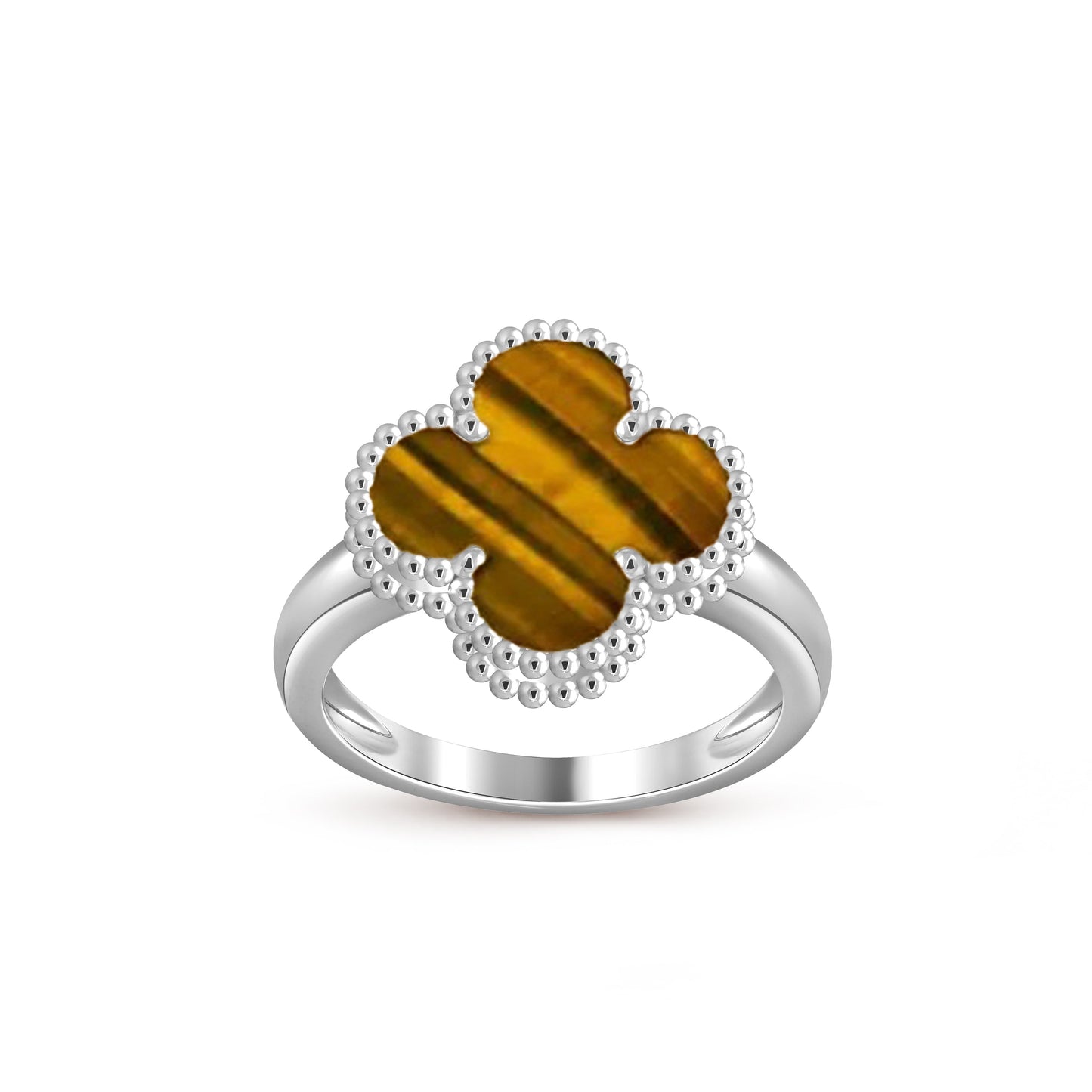 [NOBLE AURA]CLOVER SILVER RING COLLECTION