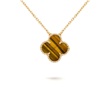 [NOBLE AURA]CLOVER 15MM SINGLE FLOWER NECKLACE COLLECTION
