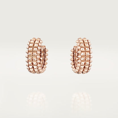 [NOBLE AURA] CLASH 9.2MM DOUBLE ROW EARRINGS