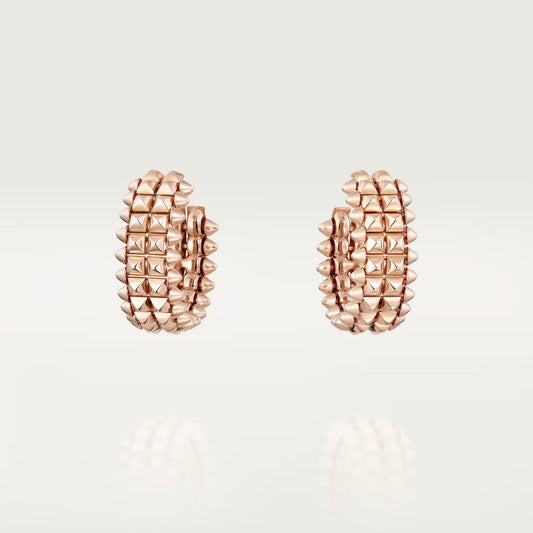 [NOBLE AURA] CLASH 9.2MM DOUBLE ROW EARRINGS