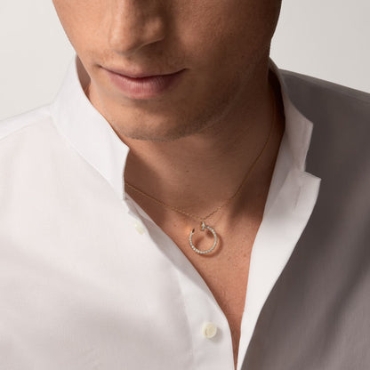 [NOBLE AURA]JUSTE NECKLACE FULL DIAMOND