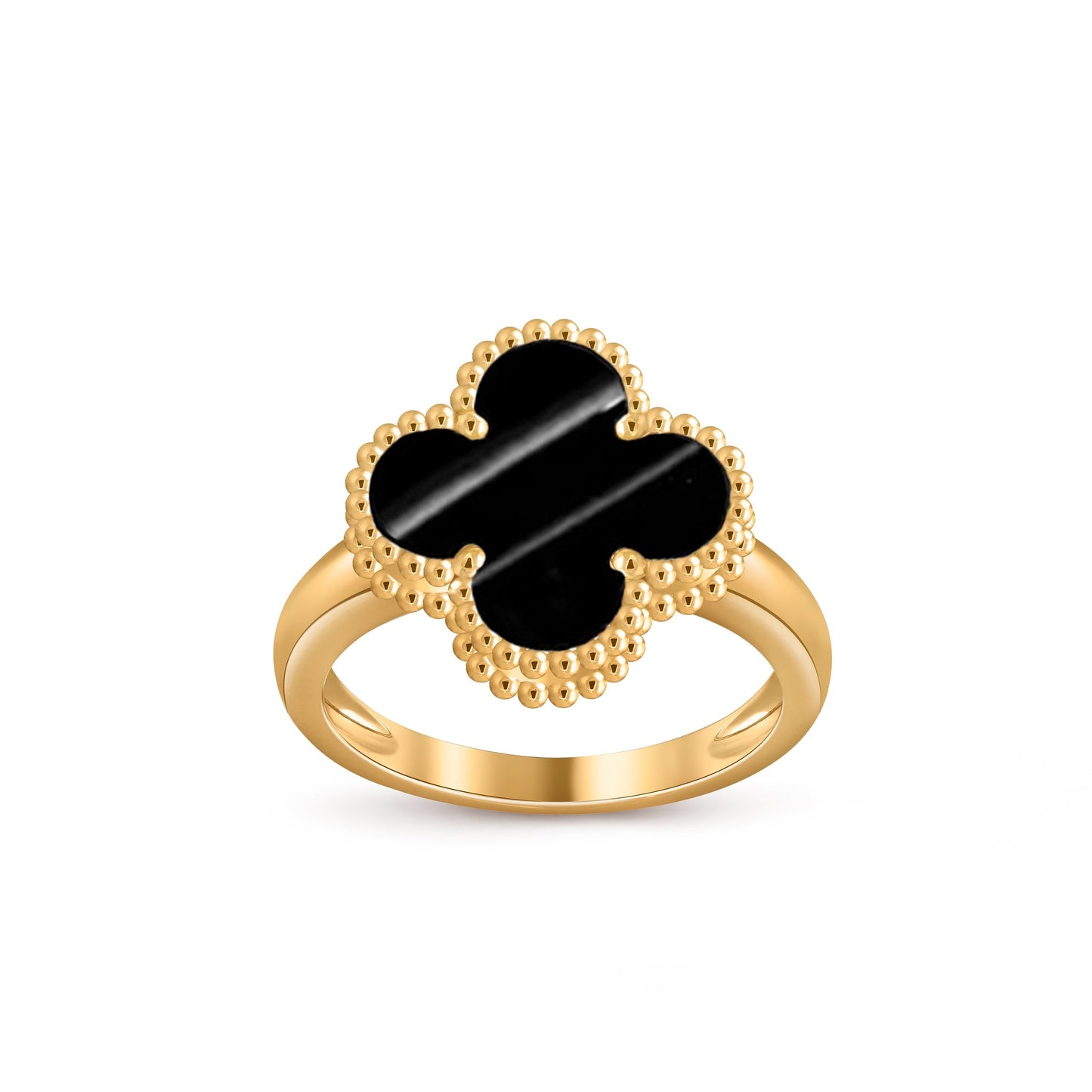 [NOBLE AURA]CLOVER RING GOLD COLLECTION