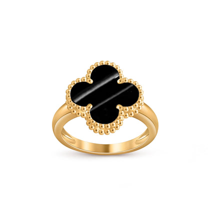 [NOBLE AURA]CLOVER RING GOLD COLLECTION