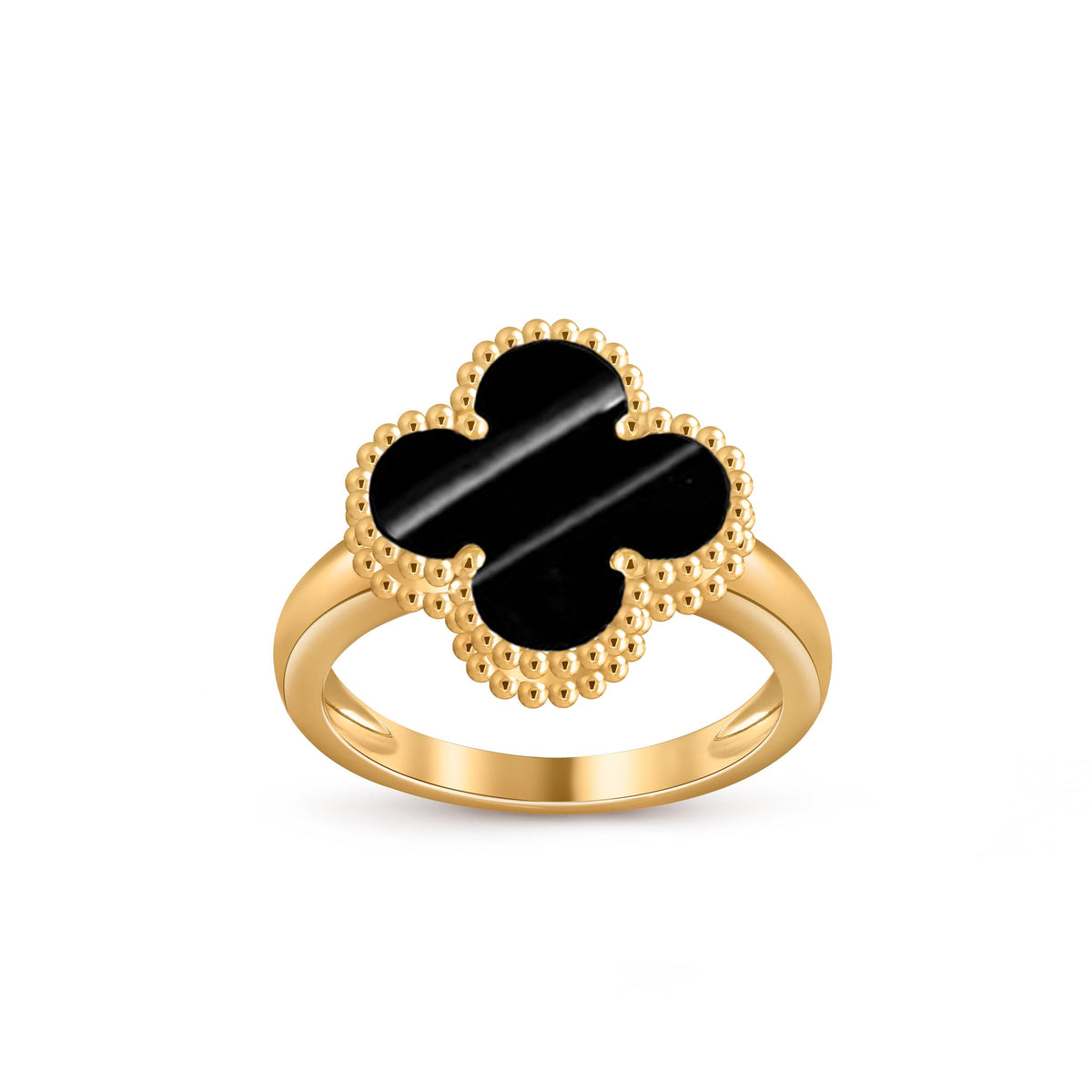 [NOBLE AURA] CLOVER RING GOLD COLLECTION