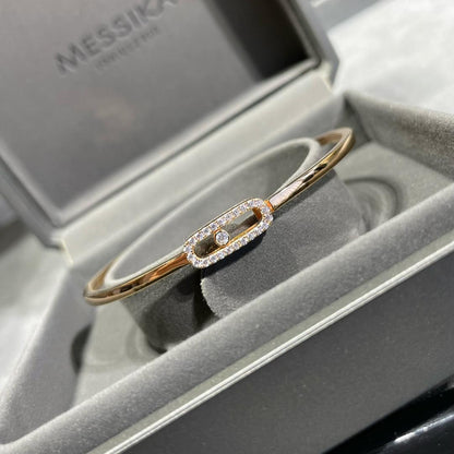 [NOBLE AURA]Move Uno pavé flex bangle medium