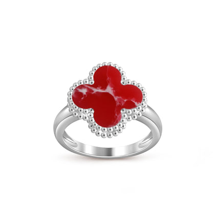 [NOBLE AURA]CLOVER SILVER RING COLLECTION