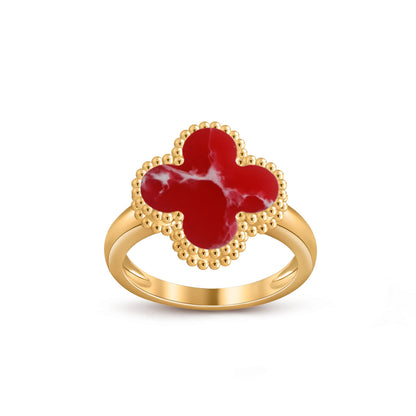 [NOBLE AURA]CLOVER RING GOLD COLLECTION