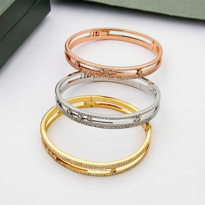 [NOBLE AURA]Move Romane pavé bangle