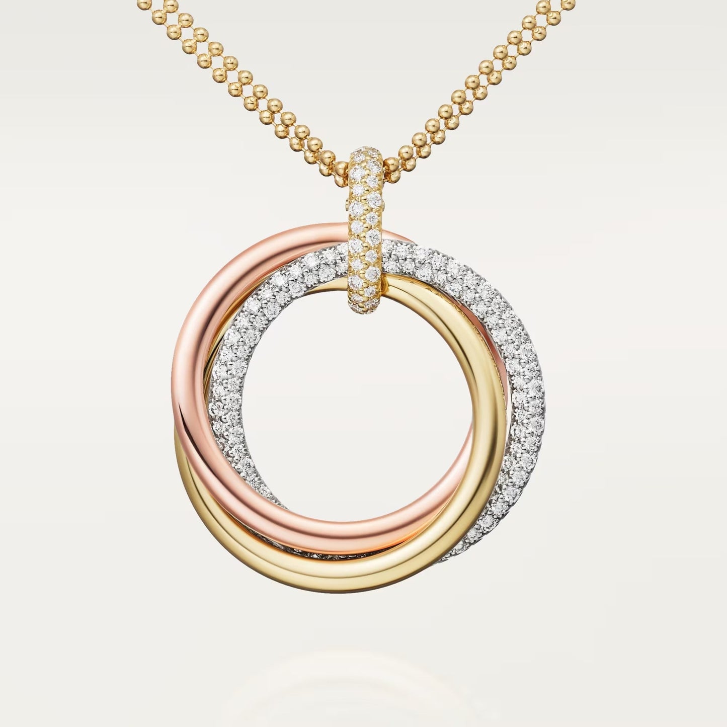 [NOBLE AURA] TRINITY LARGE NECKLACE