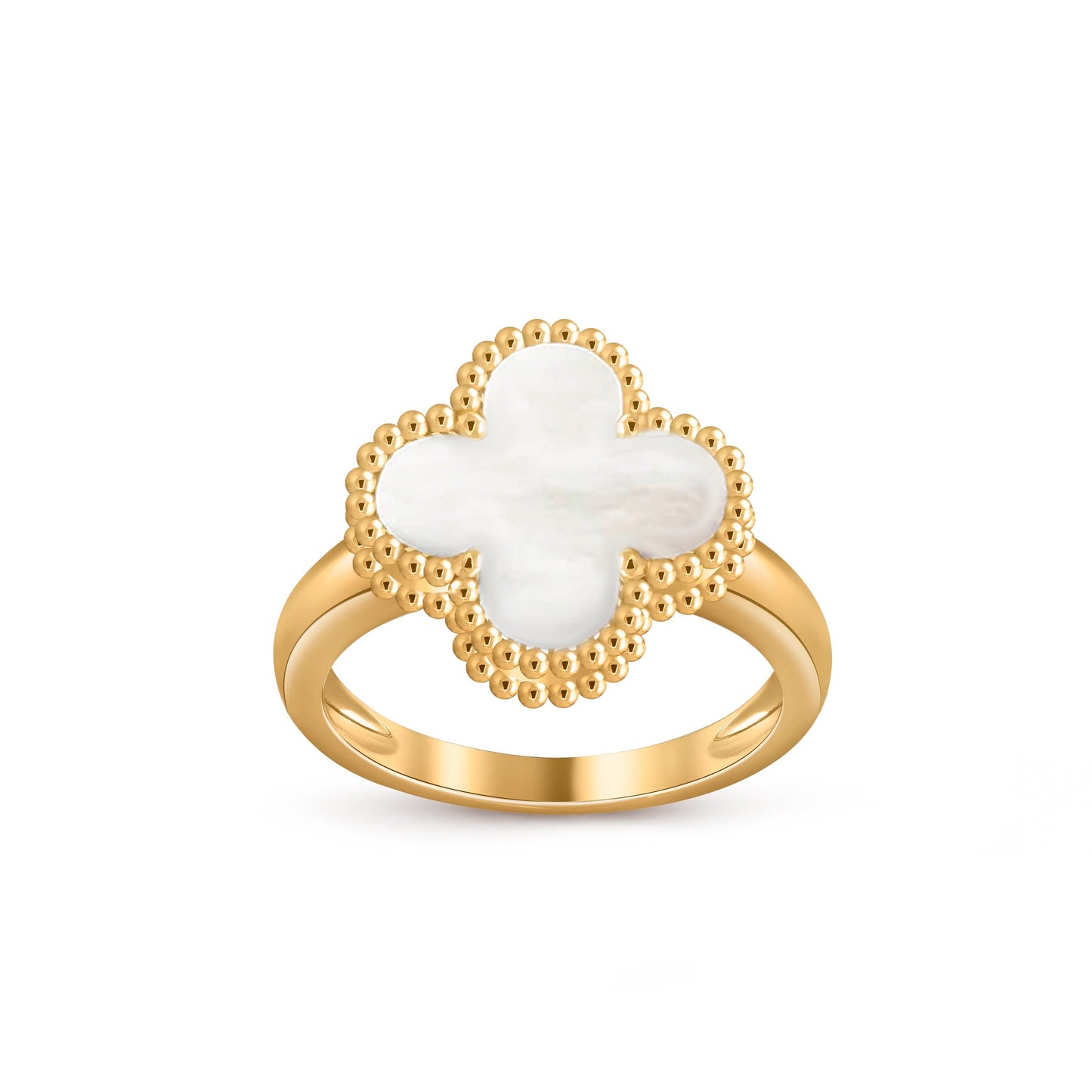 [NOBLE AURA]CLOVER RING GOLD COLLECTION