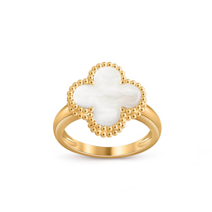[NOBLE AURA]CLOVER RING GOLD COLLECTION