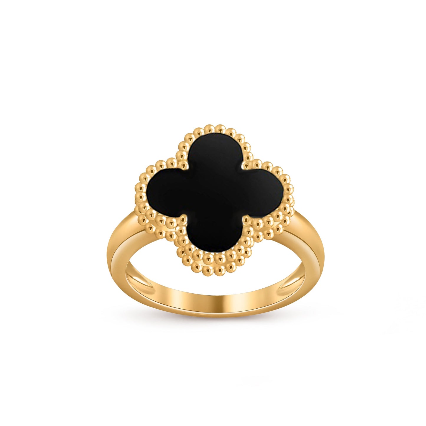 [NOBLE AURA]CLOVER RING GOLD COLLECTION